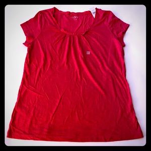 Loft hot pink tee